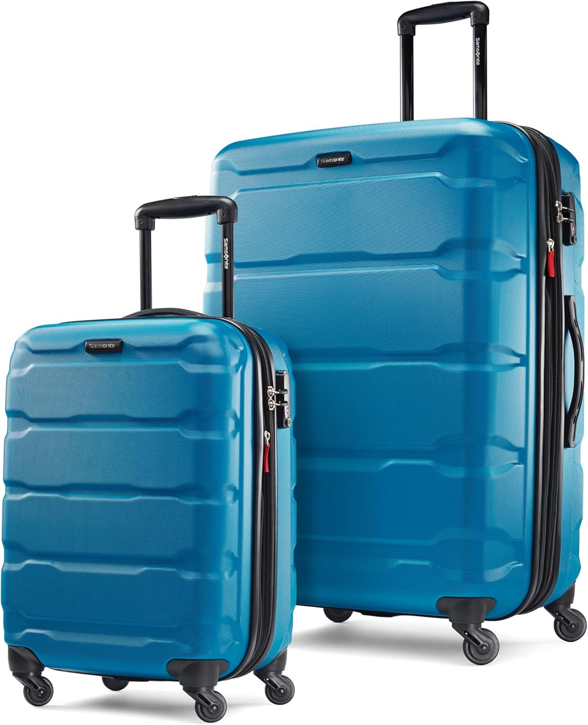 Omni PC Hardside Expandable Luggage with Spinner Wheels, Black, Carry-On 20-Inch
