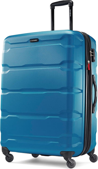 Omni PC Hardside Expandable Luggage with Spinner Wheels, Black, Carry-On 20-Inch