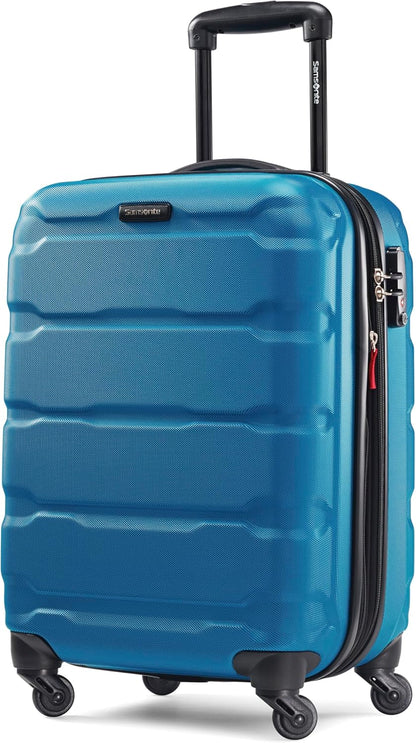 Omni PC Hardside Expandable Luggage with Spinner Wheels, Black, Carry-On 20-Inch