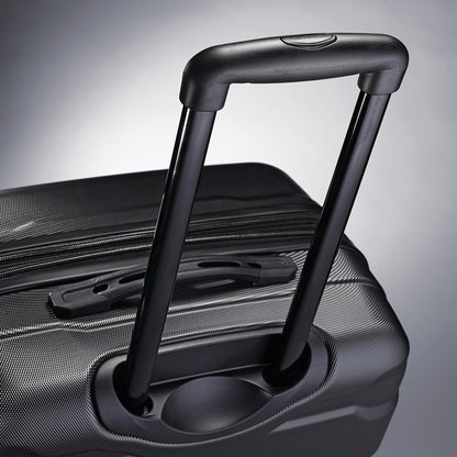 Omni PC Hardside Expandable Luggage with Spinner Wheels, Black, Carry-On 20-Inch