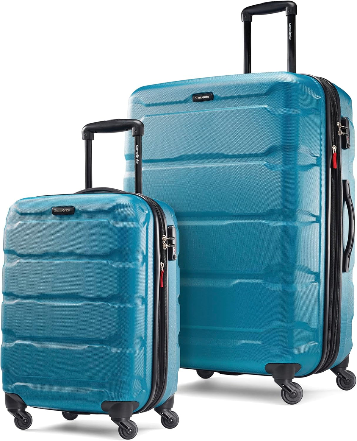 Omni PC Hardside Expandable Luggage with Spinner Wheels, Black, Carry-On 20-Inch