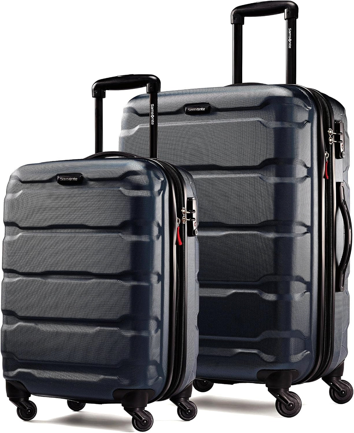 Omni PC Hardside Expandable Luggage with Spinner Wheels, Black, Carry-On 20-Inch