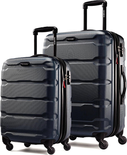 Omni PC Hardside Expandable Luggage with Spinner Wheels, Black, Carry-On 20-Inch