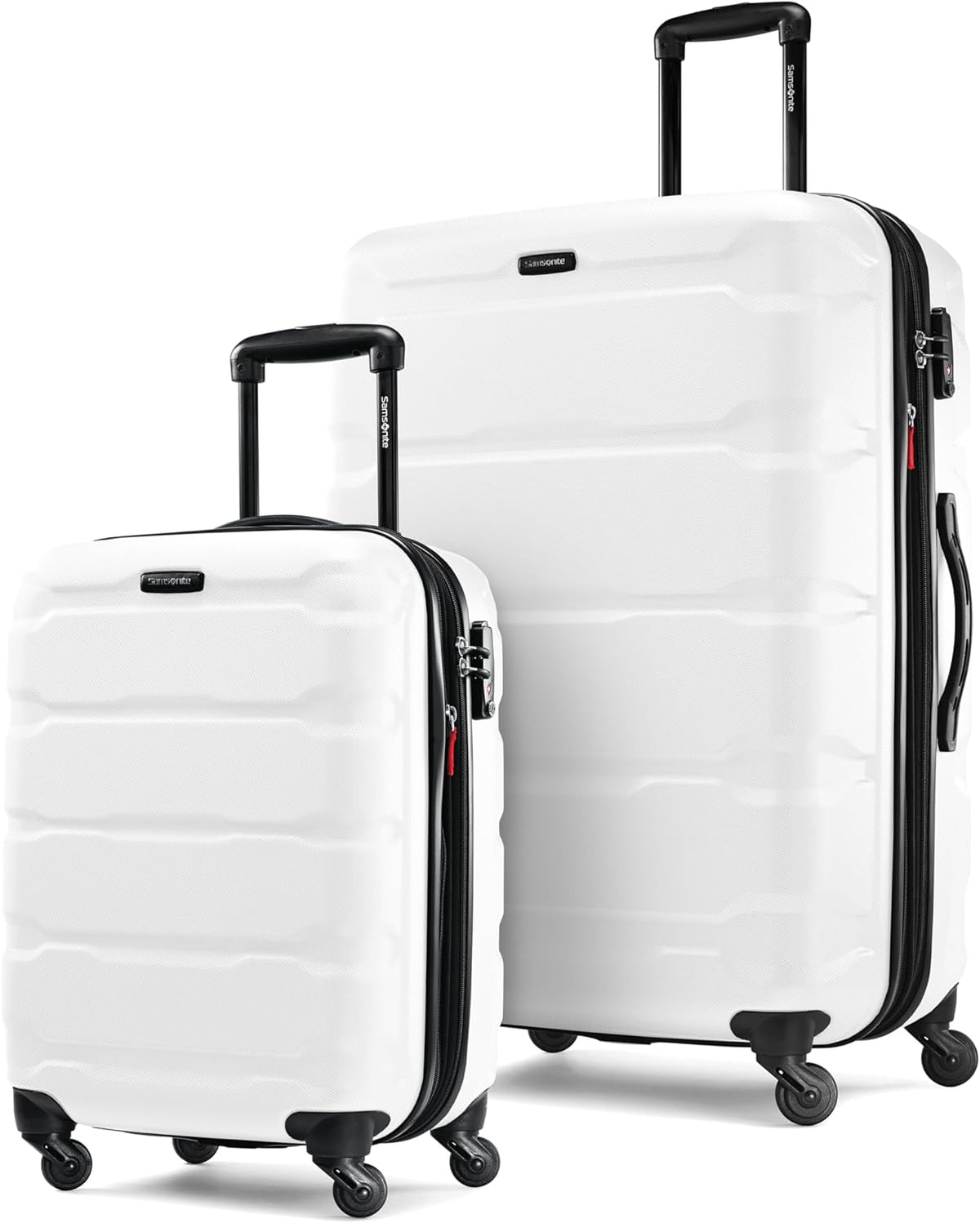 Omni PC Hardside Expandable Luggage with Spinner Wheels, Black, Carry-On 20-Inch