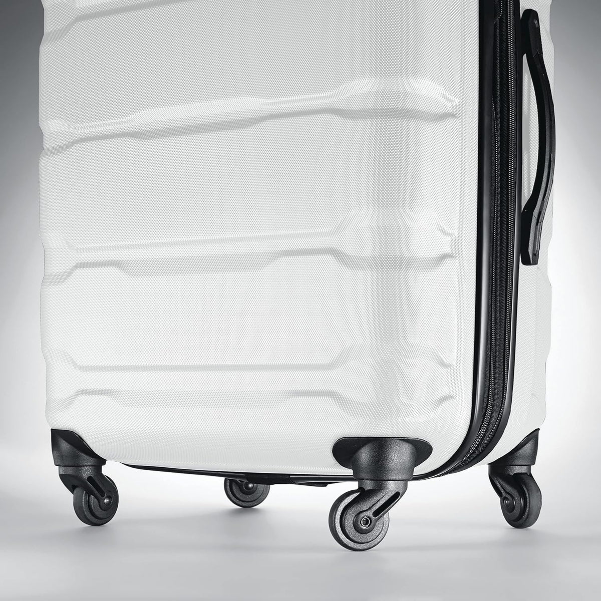 Omni PC Hardside Expandable Luggage with Spinner Wheels, Black, Carry-On 20-Inch