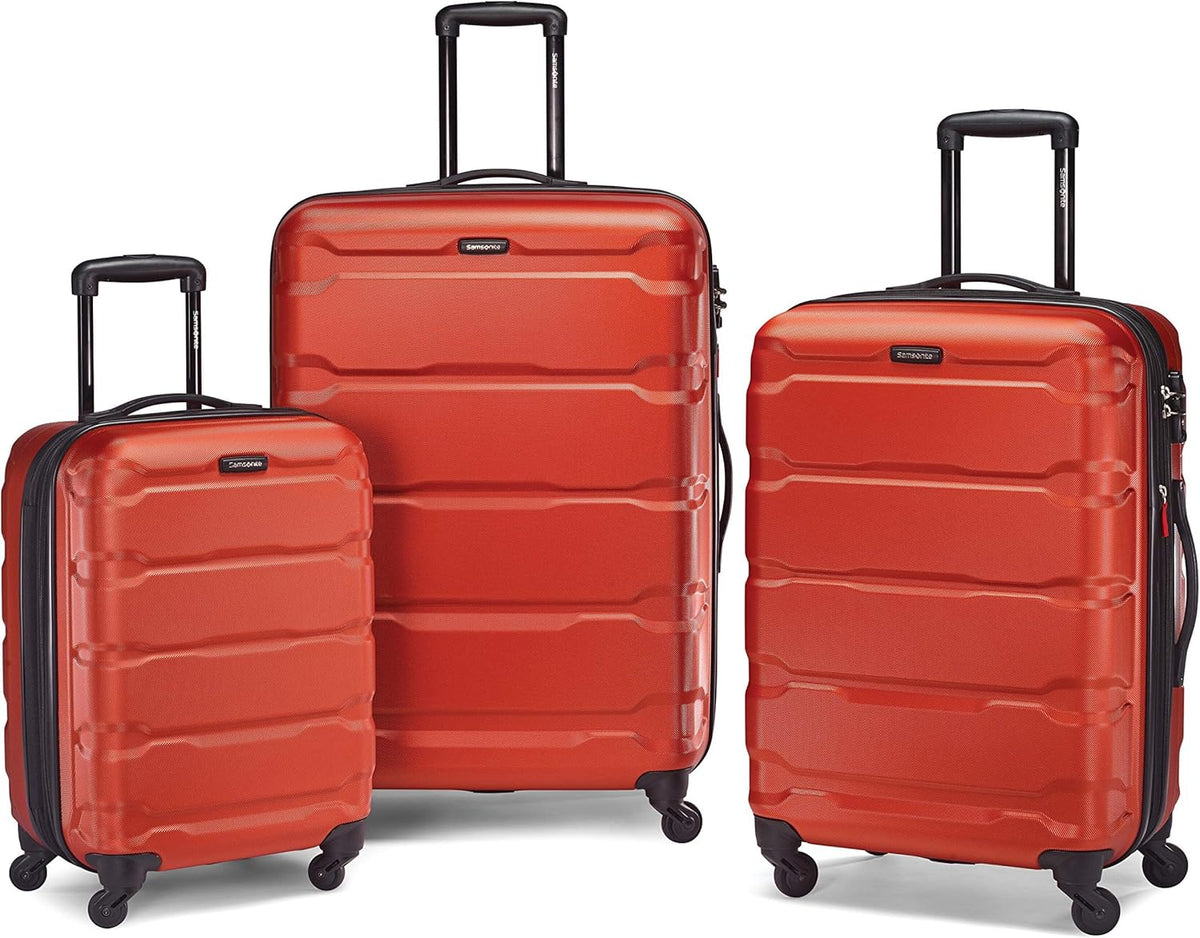 Omni PC Hardside Expandable Luggage with Spinner Wheels, Black, Carry-On 20-Inch