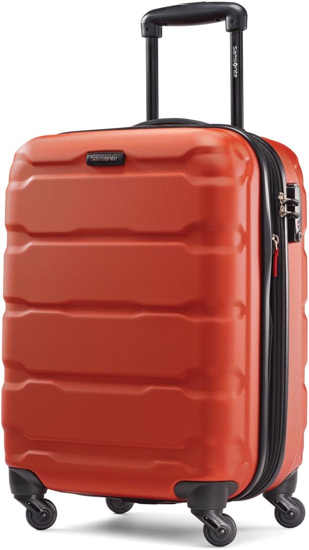 Omni PC Hardside Expandable Luggage with Spinner Wheels, Black, Carry-On 20-Inch