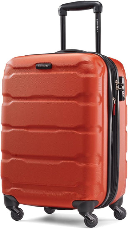 Omni PC Hardside Expandable Luggage with Spinner Wheels, Black, Carry-On 20-Inch