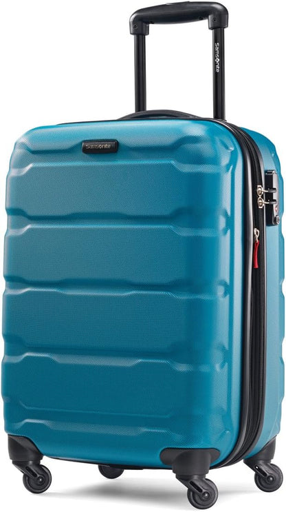 Omni PC Hardside Expandable Luggage with Spinner Wheels, Black, Carry-On 20-Inch