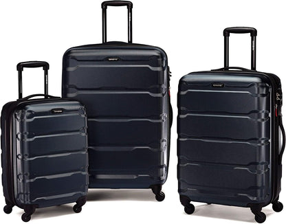 Omni PC Hardside Expandable Luggage with Spinner Wheels, Black, Carry-On 20-Inch
