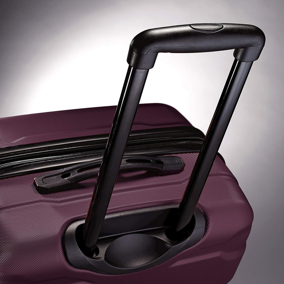 Omni PC Hardside Expandable Luggage with Spinner Wheels, Black, Carry-On 20-Inch