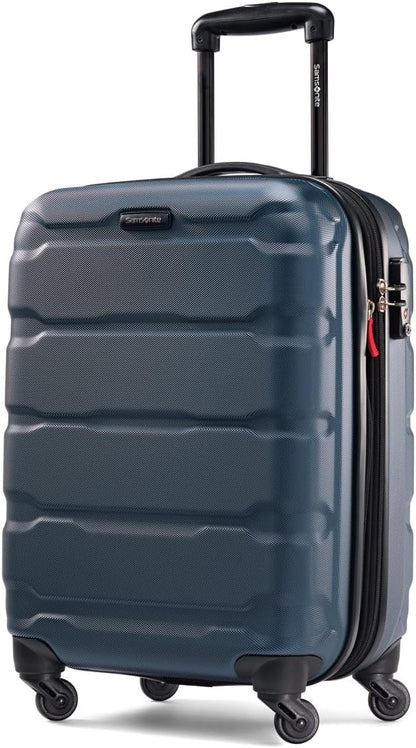 Omni PC Hardside Expandable Luggage with Spinner Wheels, Black, Carry-On 20-Inch