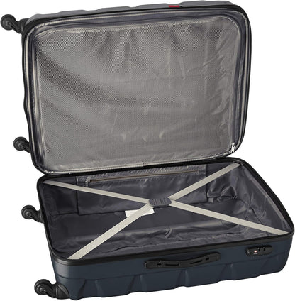 Omni PC Hardside Expandable Luggage with Spinner Wheels, Black, Carry-On 20-Inch