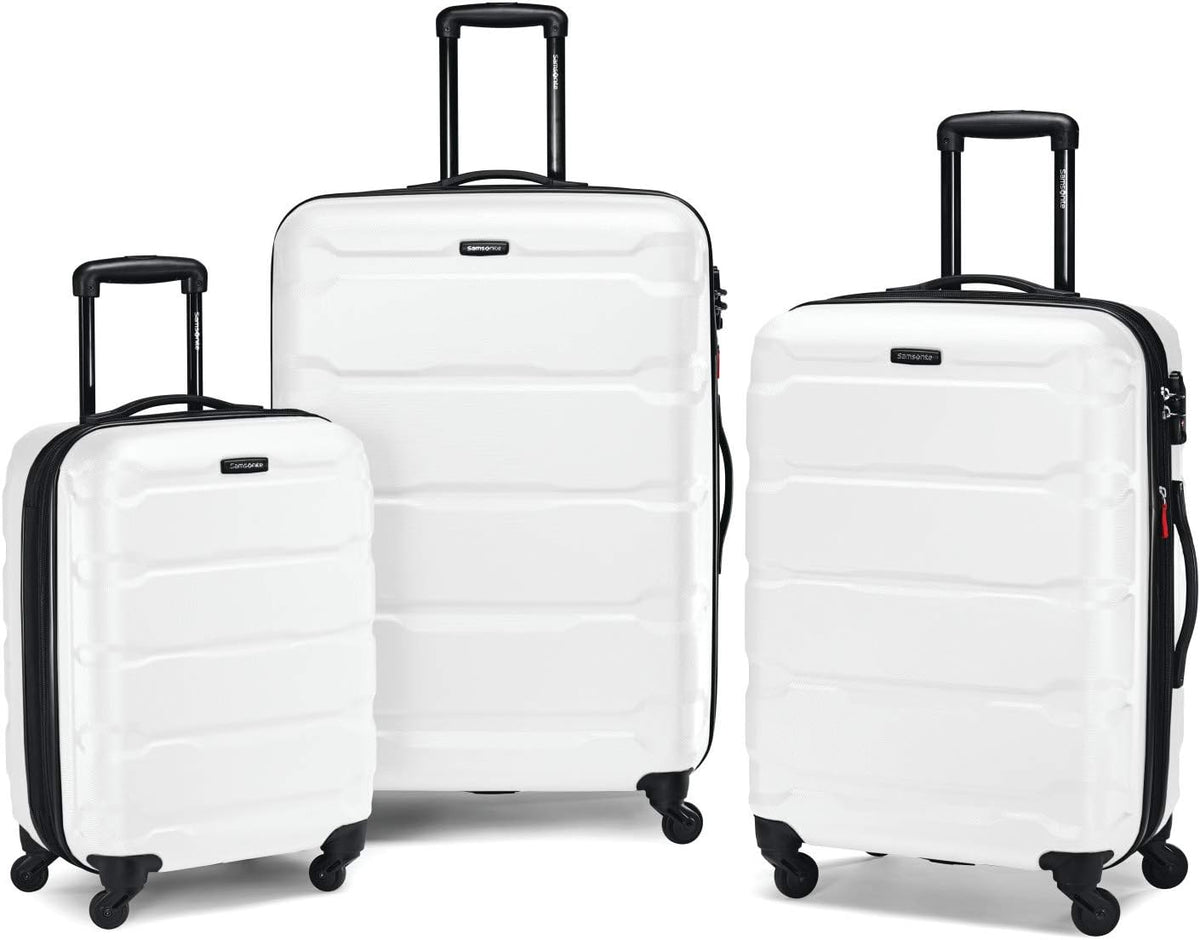 Omni PC Hardside Expandable Luggage with Spinner Wheels, Black, Carry-On 20-Inch