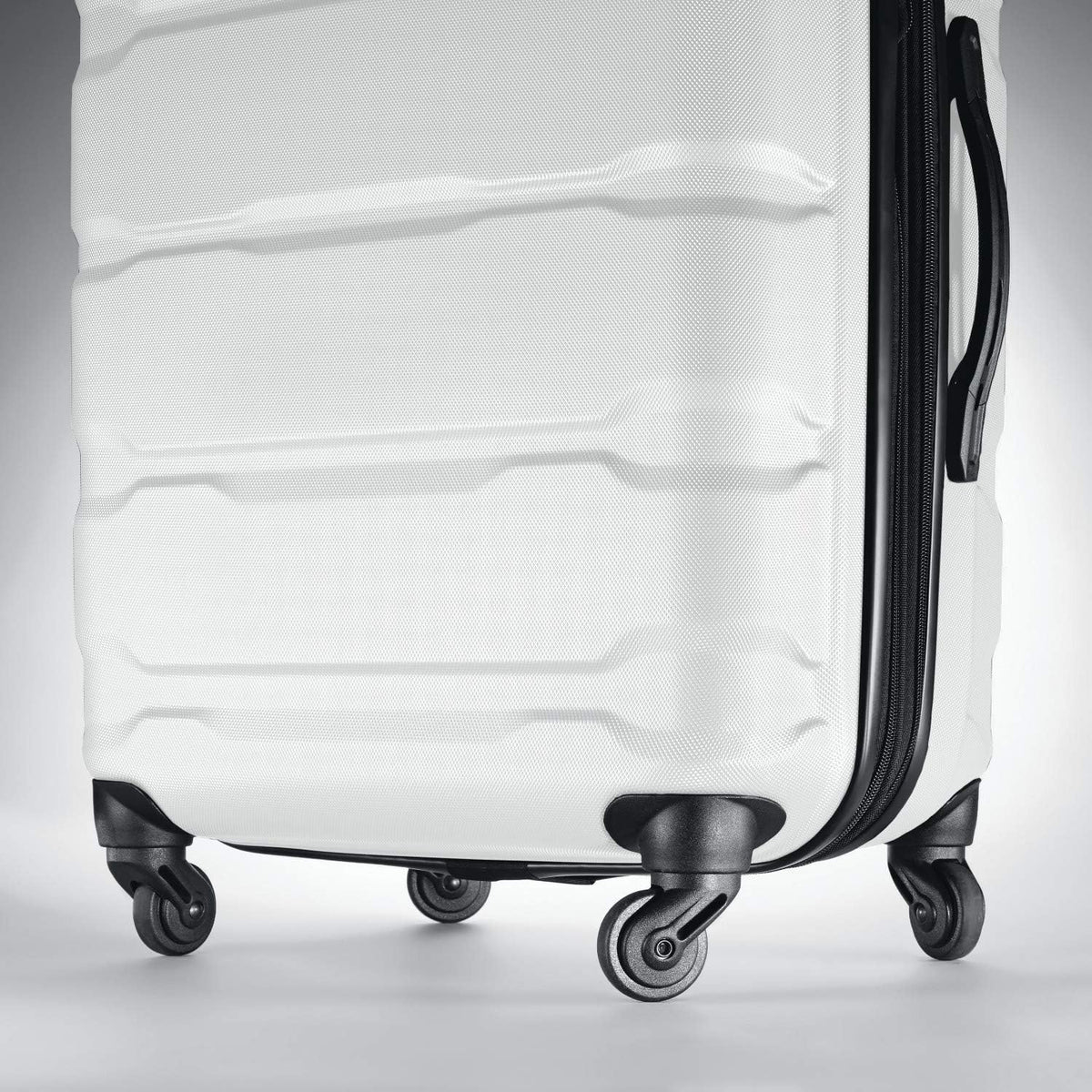 Omni PC Hardside Expandable Luggage with Spinner Wheels, Black, Carry-On 20-Inch