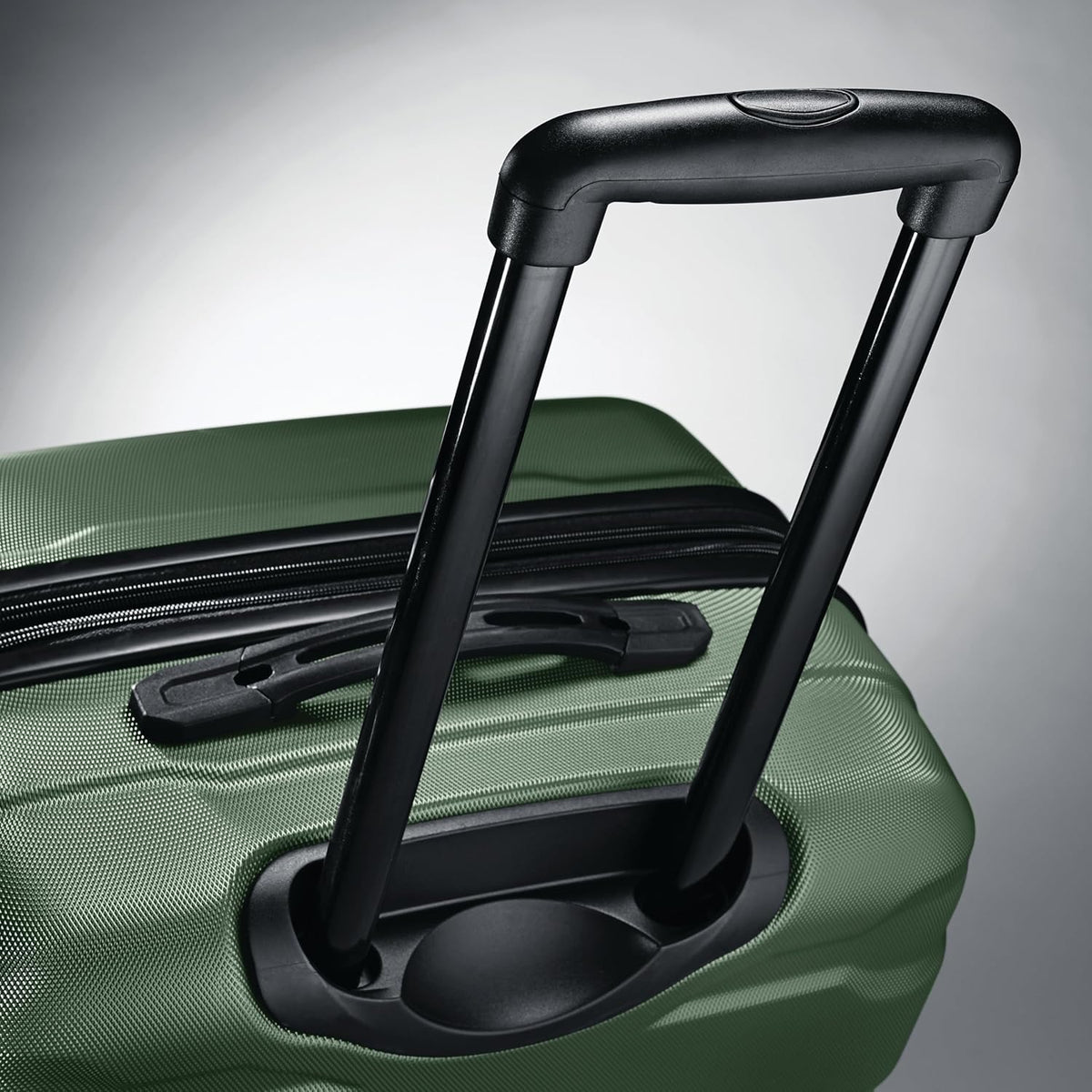 Omni PC Hardside Expandable Luggage with Spinner Wheels, Black, Carry-On 20-Inch
