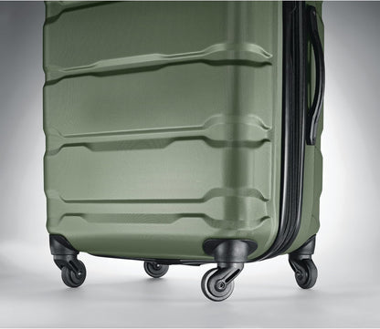 Omni PC Hardside Expandable Luggage with Spinner Wheels, Black, Carry-On 20-Inch