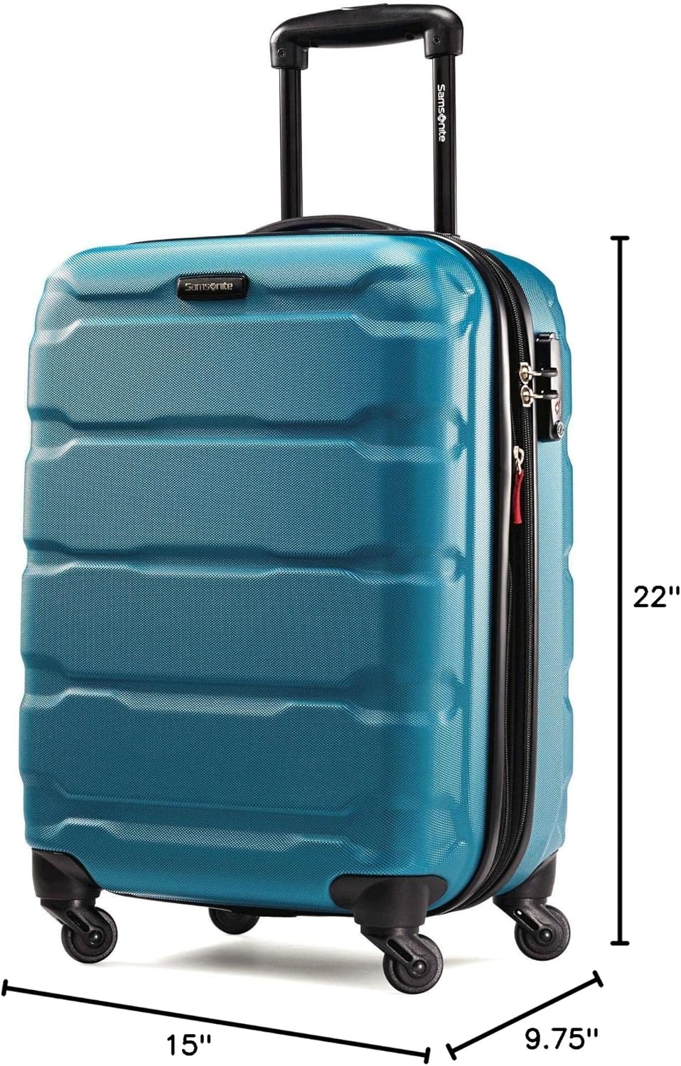 Omni PC Hardside Expandable Luggage with Spinner Wheels, Black, Carry-On 20-Inch