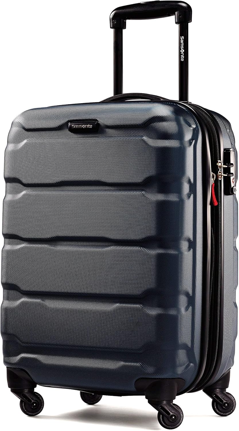 Omni PC Hardside Expandable Luggage with Spinner Wheels, Black, Carry-On 20-Inch