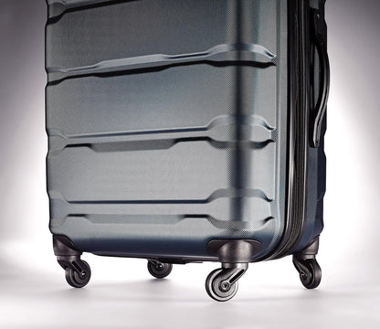 Omni PC Hardside Expandable Luggage with Spinner Wheels, Black, Carry-On 20-Inch