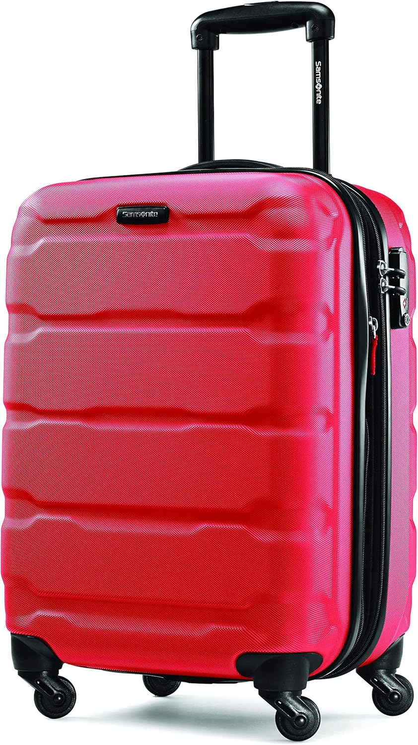Omni PC Hardside Expandable Luggage with Spinner Wheels, Black, Carry-On 20-Inch