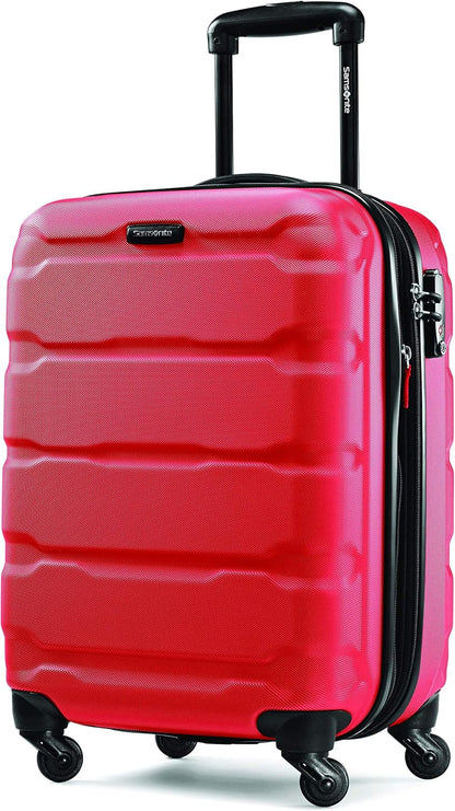 Omni PC Hardside Expandable Luggage with Spinner Wheels, Black, Carry-On 20-Inch