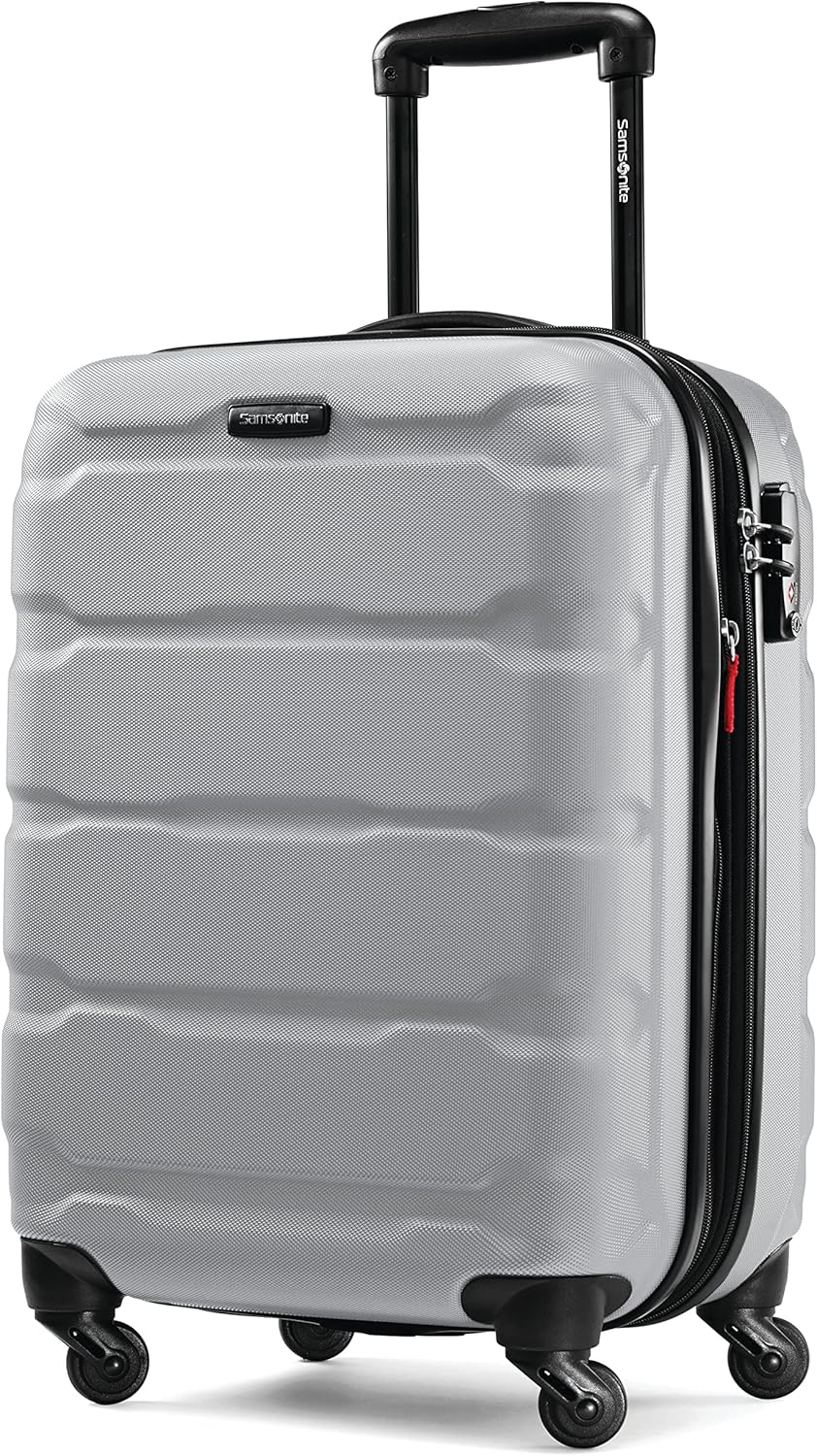 Omni PC Hardside Expandable Luggage with Spinner Wheels, Black, Carry-On 20-Inch