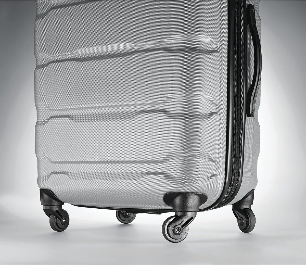 Omni PC Hardside Expandable Luggage with Spinner Wheels, Black, Carry-On 20-Inch