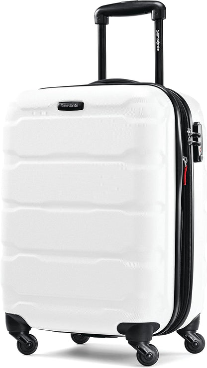 Omni PC Hardside Expandable Luggage with Spinner Wheels, Black, Carry-On 20-Inch