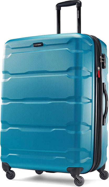Omni PC Hardside Expandable Luggage with Spinner Wheels, Black, Carry-On 20-Inch
