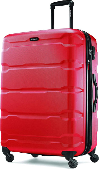 Omni PC Hardside Expandable Luggage with Spinner Wheels, Black, Carry-On 20-Inch
