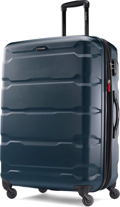 Omni PC Hardside Expandable Luggage with Spinner Wheels, Black, Carry-On 20-Inch