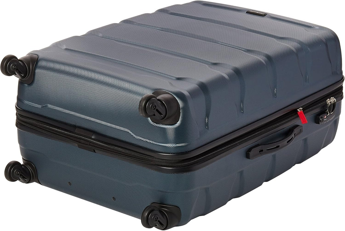 Omni PC Hardside Expandable Luggage with Spinner Wheels, Black, Carry-On 20-Inch