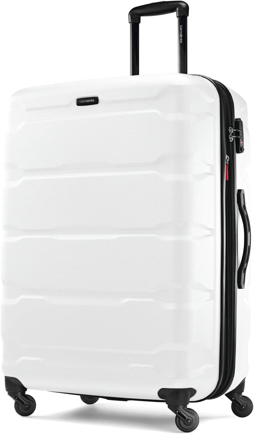 Omni PC Hardside Expandable Luggage with Spinner Wheels, Black, Carry-On 20-Inch