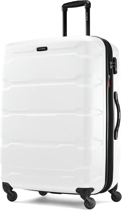 Omni PC Hardside Expandable Luggage with Spinner Wheels, Black, Carry-On 20-Inch
