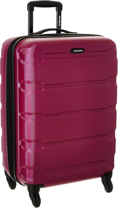 Omni PC Hardside Expandable Luggage with Spinner Wheels, Black, Carry-On 20-Inch