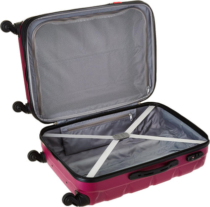 Omni PC Hardside Expandable Luggage with Spinner Wheels, Black, Carry-On 20-Inch