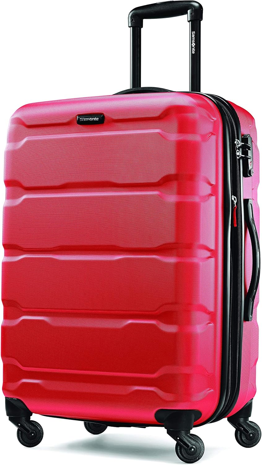 Omni PC Hardside Expandable Luggage with Spinner Wheels, Black, Carry-On 20-Inch