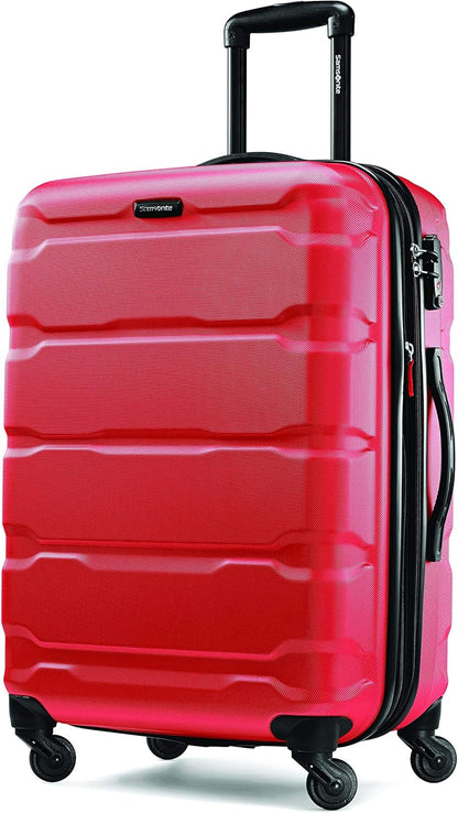Omni PC Hardside Expandable Luggage with Spinner Wheels, Black, Carry-On 20-Inch