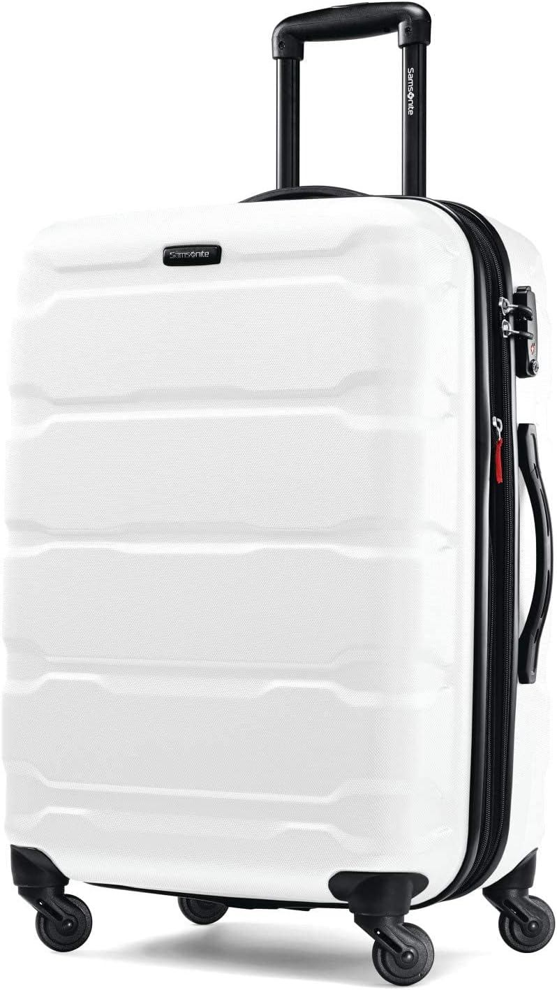 Omni PC Hardside Expandable Luggage with Spinner Wheels, Black, Carry-On 20-Inch
