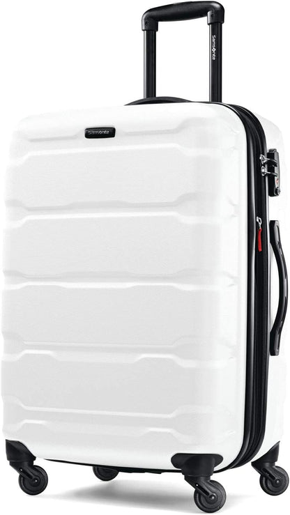 Omni PC Hardside Expandable Luggage with Spinner Wheels, Black, Carry-On 20-Inch