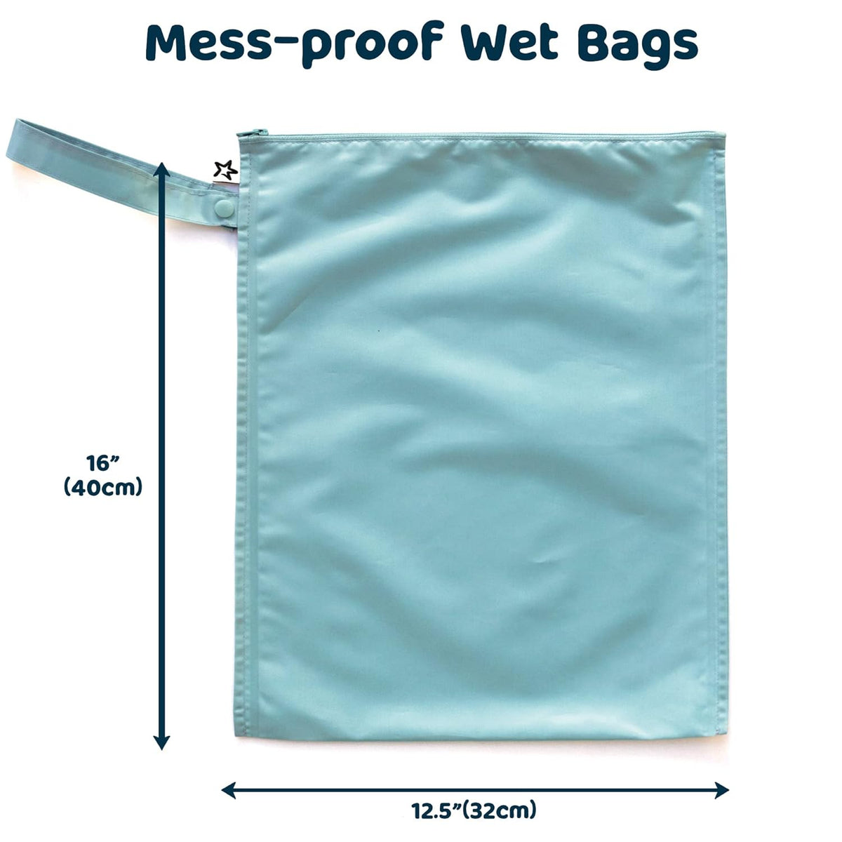 Mess Proof Wet Bags | Reusable Waterproof Wet Bags for Swimsuits | Baby Clothes | Travel & Diaper Bag (Black, Green Checkers) - Colors A