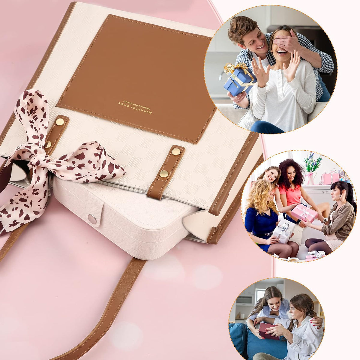 Travel Jewelry Box, PU leather Small Jewelry Organizer For Female Girls, double layer portable mini travel case for storing earrings, rings, necklaces.(Black)