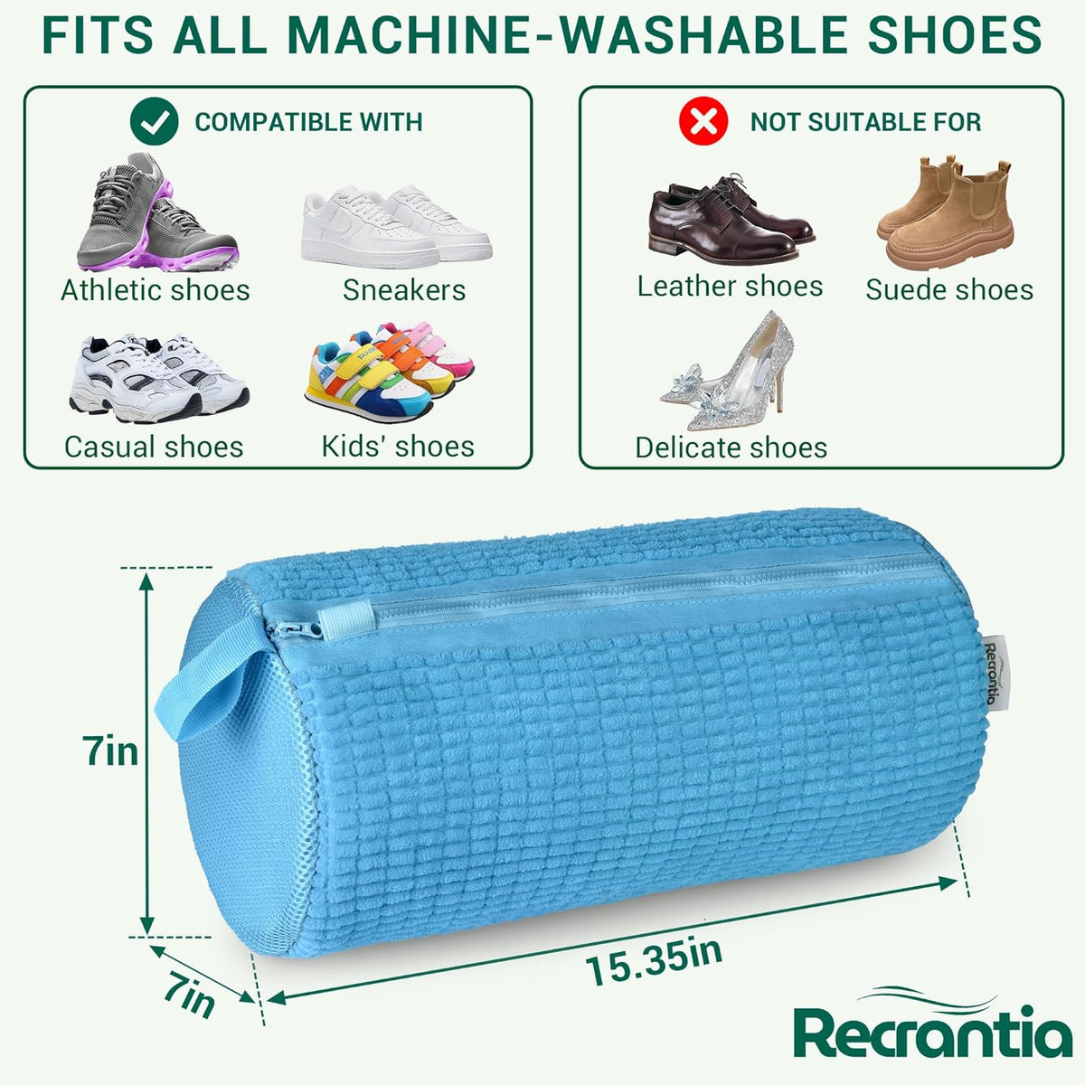 Shoe Washing Machine Bag - Set of 2 Shoe Bags, 360° Deep Clean Shoes Laundry, Reusable Shoe Bag for Washer, Sneaker washing machine bags, Yellow