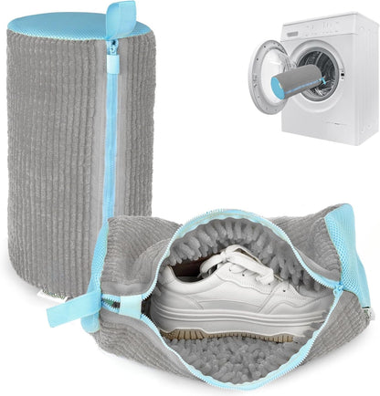 Shoe Washing Machine Bag - Set of 2 Shoe Bags, 360° Deep Clean Shoes Laundry, Reusable Shoe Bag for Washer, Sneaker washing machine bags, Yellow