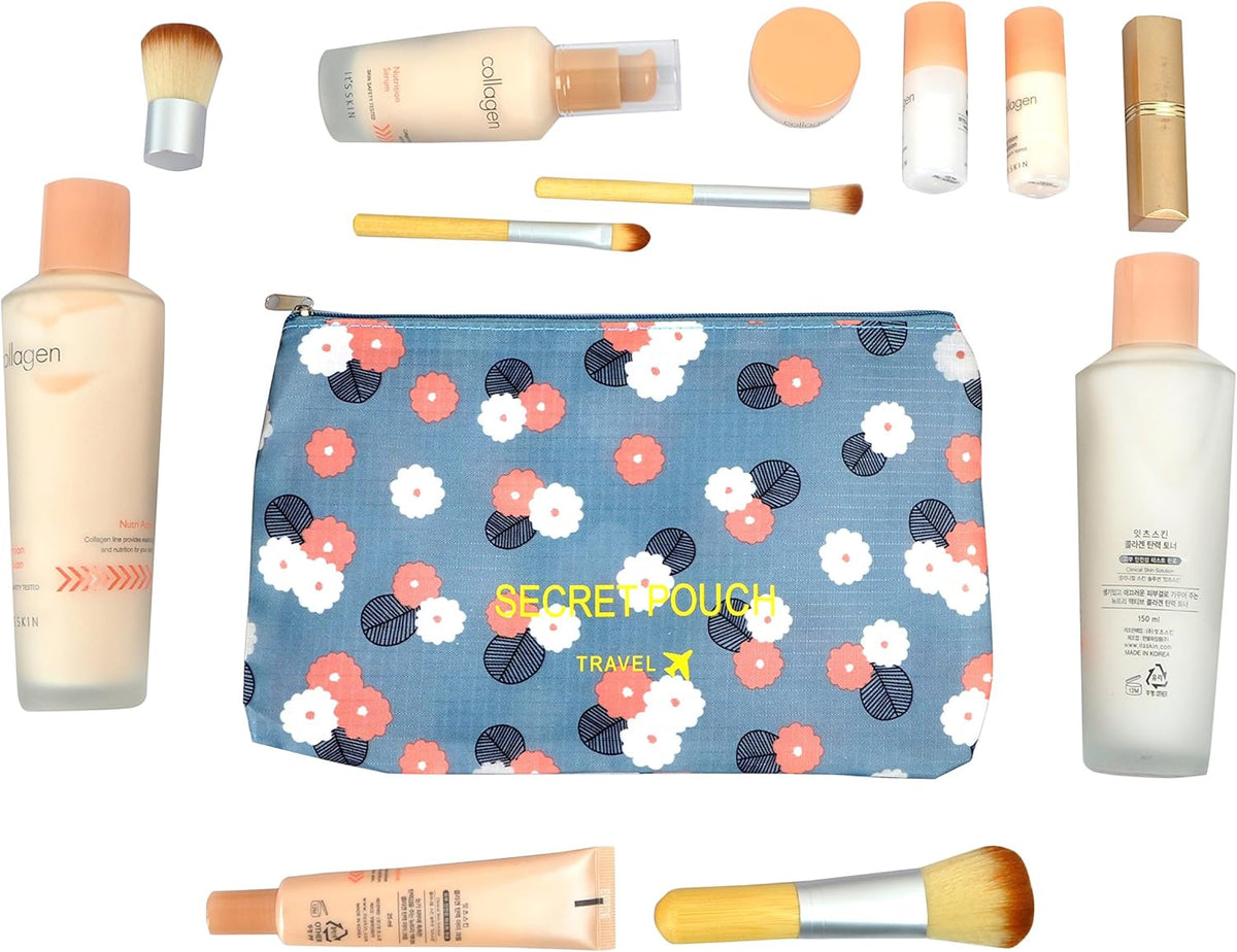 7 Set Travel Packing Organizers Cubes Luggage Suitcase Organizer Bags Clothes Underwear Cube Shoe Pouch Pack Pink Leopard