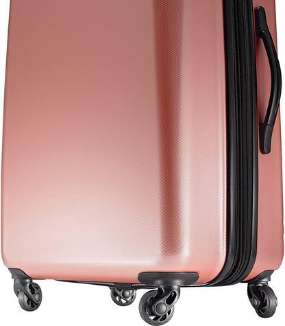Moonlight Hardside Expandable Luggage with Spinner Wheels, Navy, Carry-On 21-Inch