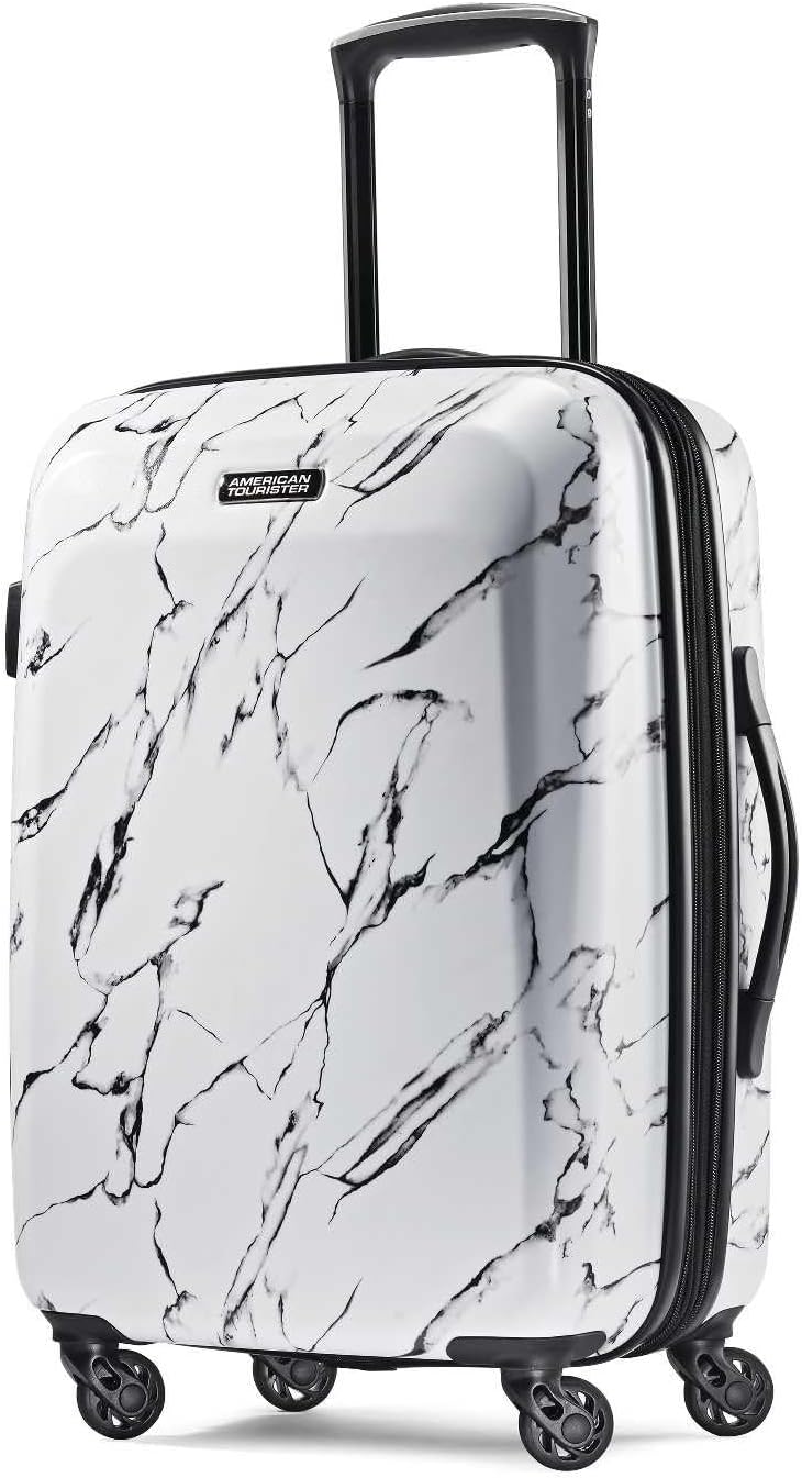 Moonlight Hardside Expandable Luggage with Spinner Wheels, Navy, Carry-On 21-Inch