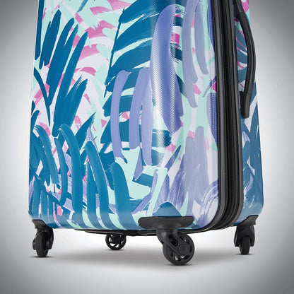 Moonlight Hardside Expandable Luggage with Spinner Wheels, Navy, Carry-On 21-Inch