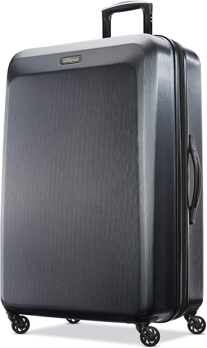 Moonlight Hardside Expandable Luggage with Spinner Wheels, Navy, Carry-On 21-Inch